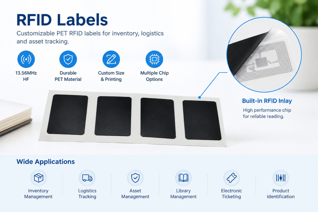 PET RFID labels