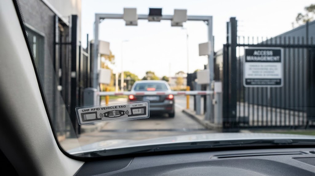 UHF RFID windshield label